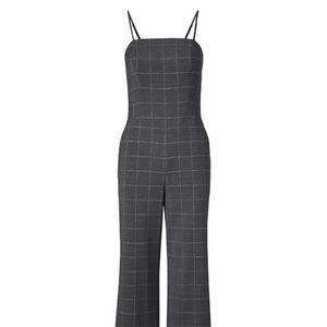 Windowpane jumpsuit banana republic